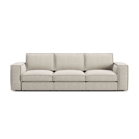 Pola 4-Sitzer Sofa aus Samt oder Strukturstoff, 284x103 cm - ZEN ZONE Furniture