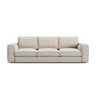 Pola 4-Sitzer Sofa aus Samt oder Strukturstoff, 284x103 cm - ZEN ZONE Furniture