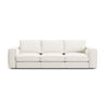 Pola 4-Sitzer Sofa aus Samt oder Strukturstoff, 284x103 cm - ZEN ZONE Furniture