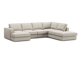 Pola 5-Sitzer Panorama Ecksofa, Rechte Seite, aus Strukturierter Stoff in Sand (BABEL SAND), 362x259 cm von Micadoni – Bild 3