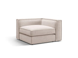 Pola Modulares 1-Sitzer Ecksofa Element aus Samt oder Strukturstoff, 103x103x88 cm von Micadoni – Bild 3
