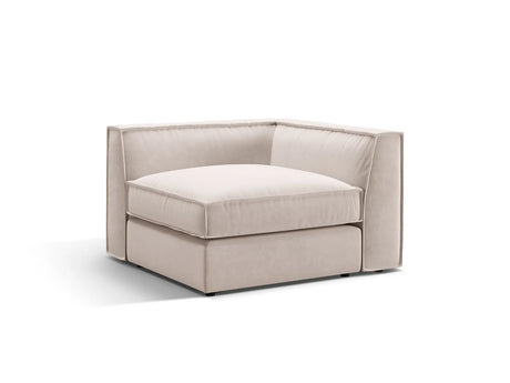 Pola Modulares 1-Sitzer Ecksofa Element aus Samt oder Strukturstoff, 103x103x88 cm von Micadoni – Bild 3