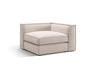 Pola Modulares 1-Sitzer Ecksofa Element aus Samt oder Strukturstoff, 103x103x88 cm von Micadoni – Bild 3