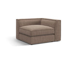 Pola Modulares 1-Sitzer Ecksofa Element aus Strukturierter Stoff in Hellbraun (BABEL TAUPE), 103x103x88 cm von Micadoni – Bild 3