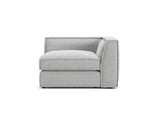 Pola Modulares 1-Sitzer Ecksofa Element aus Strukturierter Stoff in Hellgrau (BABEL LIGHT GREY), 103x103x88 cm von Micadoni – Bild 1
