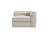 Pola Modulares 1-Sitzer Ecksofa Element aus Strukturierter Stoff in Sand (BABEL SAND), 103x103x88 cm von Micadoni – Bild 1