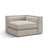 Pola Modulares 1-Sitzer Ecksofa Element aus Strukturierter Stoff in Sand (BABEL SAND), 103x103x88 cm von Micadoni – Bild 3