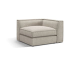 Pola Modulares 1-Sitzer Ecksofa Element aus Strukturierter Stoff in Sand (BABEL SAND), 103x103x88 cm von Micadoni – Bild 3