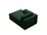Pola Modulares 1-Sitzer Sofa Sitzelement, Linke Seite, aus Samt in Flaschengrün (Salvador 7), 103x158 cm von Micadoni – Bild 4
