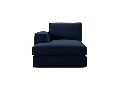 Pola Modulares 1-Sitzer Sofa Sitzelement, Linke Seite, aus Samt in Königsblau (Salvador 5), 103x158 cm von Micadoni – Bild 1