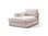 Pola Modulares 1-Sitzer Sofa Sitzelement, Linke Seite, aus Samt oder Strukturstoff, 103x158 cm von Micadoni – Bild 3