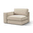 Pola Modulares 1-Sitzer Sofa Sitzelement, Linke Seite, aus Strukturierter Stoff in Beige (BABEL TOFFEE), 103x118 cm von Micadoni – Bild 3