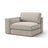 Pola Modulares 1-Sitzer Sofa Sitzelement, Linke Seite, aus Strukturierter Stoff in Sand (BABEL SAND), 103x118 cm von Micadoni – Bild 3