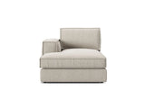 Pola Modulares 1-Sitzer Sofa Sitzelement, Linke Seite, aus Strukturierter Stoff in Sand (BABEL SAND), 103x158 cm von Micadoni – Bild 1