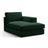 Pola Modulares 1-Sitzer Sofa Sitzelement, Rechte Seite, aus Samt in Flaschengrün (Salvador 7), 103x158 cm von Micadoni – Bild 3
