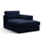 Pola Modulares 1-Sitzer Sofa Sitzelement, Rechte Seite, aus Samt in Königsblau (Salvador 5), 103x158 cm von Micadoni – Bild 3