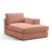 Pola Modulares 1-Sitzer Sofa Sitzelement, Rechte Seite, aus Samt in Rosa (Salvador 11), 103x158 cm von Micadoni – Bild 3