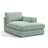 Pola Modulares 1-Sitzer Sofa Sitzelement, Rechte Seite, aus Strukturierter Stoff in Minze (BABEL SAFIRA), 103x158 cm von Micadoni – Bild 3