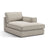 Pola Modulares 1-Sitzer Sofa Sitzelement, Rechte Seite, aus Strukturierter Stoff in Sand (BABEL SAND), 103x158 cm von Micadoni – Bild 3