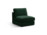 Pola Modulares 1-Sitzer Sofa aus Samt in Flaschengrün (Salvador 7), 80x103x88 cm von Micadoni – Bild 3