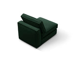 Pola Modulares 1-Sitzer Sofa aus Samt in Flaschengrün (Salvador 7), 80x103x88 cm von Micadoni – Bild 4