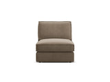 Pola Modulares 1-Sitzer Sofa aus Samt in Grau-Braun (Salvador 3), 80x103x88 cm von Micadoni – Bild 1