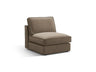 Pola Modulares 1-Sitzer Sofa aus Samt in Grau-Braun (Salvador 3), 80x103x88 cm von Micadoni – Bild 3