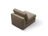 Pola Modulares 1-Sitzer Sofa aus Samt in Grau-Braun (Salvador 3), 80x103x88 cm von Micadoni – Bild 4