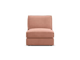 Pola Modulares 1-Sitzer Sofa aus Samt in Rosa (Salvador 11), 80x103x88 cm von Micadoni – Bild 1