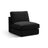 Pola Modulares 1-Sitzer Sofa aus Samt in Schwarz (Salvador 19), 80x103x88 cm von Micadoni – Bild 3