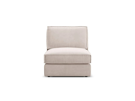 Pola Modulares 1-Sitzer Sofa aus Samt oder Strukturstoff, 80x103x88 cm von Micadoni – Bild 1