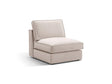 Pola Modulares 1-Sitzer Sofa aus Samt oder Strukturstoff, 80x103x88 cm von Micadoni – Bild 3