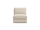 Pola Modulares 1-Sitzer Sofa aus Strukturierter Stoff in Beige (BABEL TOFFEE), 80x103x88 cm von Micadoni – Bild 1