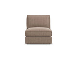Pola Modulares 1-Sitzer Sofa aus Strukturierter Stoff in Hellbraun (BABEL TAUPE), 80x103x88 cm von Micadoni – Bild 1