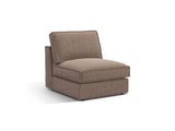 Pola Modulares 1-Sitzer Sofa aus Strukturierter Stoff in Hellbraun (BABEL TAUPE), 80x103x88 cm von Micadoni – Bild 3