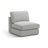 Pola Modulares 1-Sitzer Sofa aus Strukturierter Stoff in Hellgrau (BABEL LIGHT GREY), 80x103x88 cm von Micadoni – Bild 3