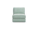 Pola Modulares 1-Sitzer Sofa aus Strukturierter Stoff in Minze (BABEL SAFIRA), 80x103x88 cm von Micadoni – Bild 1