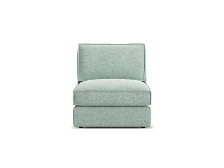 Pola Modulares 1-Sitzer Sofa aus Strukturierter Stoff in Minze (BABEL SAFIRA), 80x103x88 cm von Micadoni – Bild 1