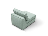 Pola Modulares 1-Sitzer Sofa aus Strukturierter Stoff in Minze (BABEL SAFIRA), 80x103x88 cm von Micadoni – Bild 4