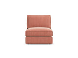 Pola Modulares 1-Sitzer Sofa aus Strukturierter Stoff in Red (BABEL RED), 80x103x88 cm von Micadoni – Bild 1