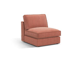 Pola Modulares 1-Sitzer Sofa aus Strukturierter Stoff in Red (BABEL RED), 80x103x88 cm von Micadoni – Bild 3