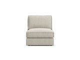 Pola Modulares 1-Sitzer Sofa aus Strukturierter Stoff in Sand (BABEL SAND), 80x103x88 cm von Micadoni – Bild 1