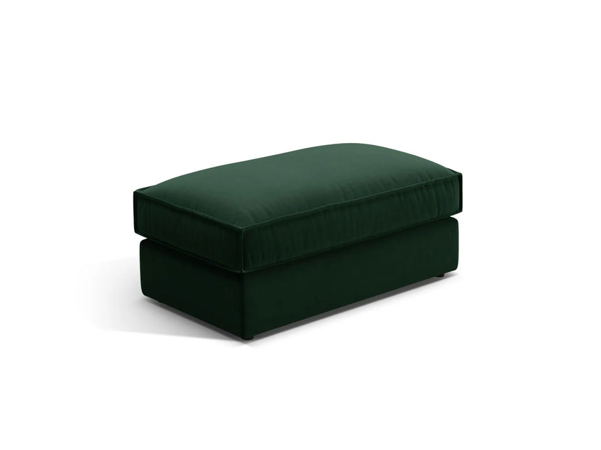 Pola Pouf aus Samt in Flaschengrün (Salvador 7), 103x54 cm von Micadoni – Bild 1
