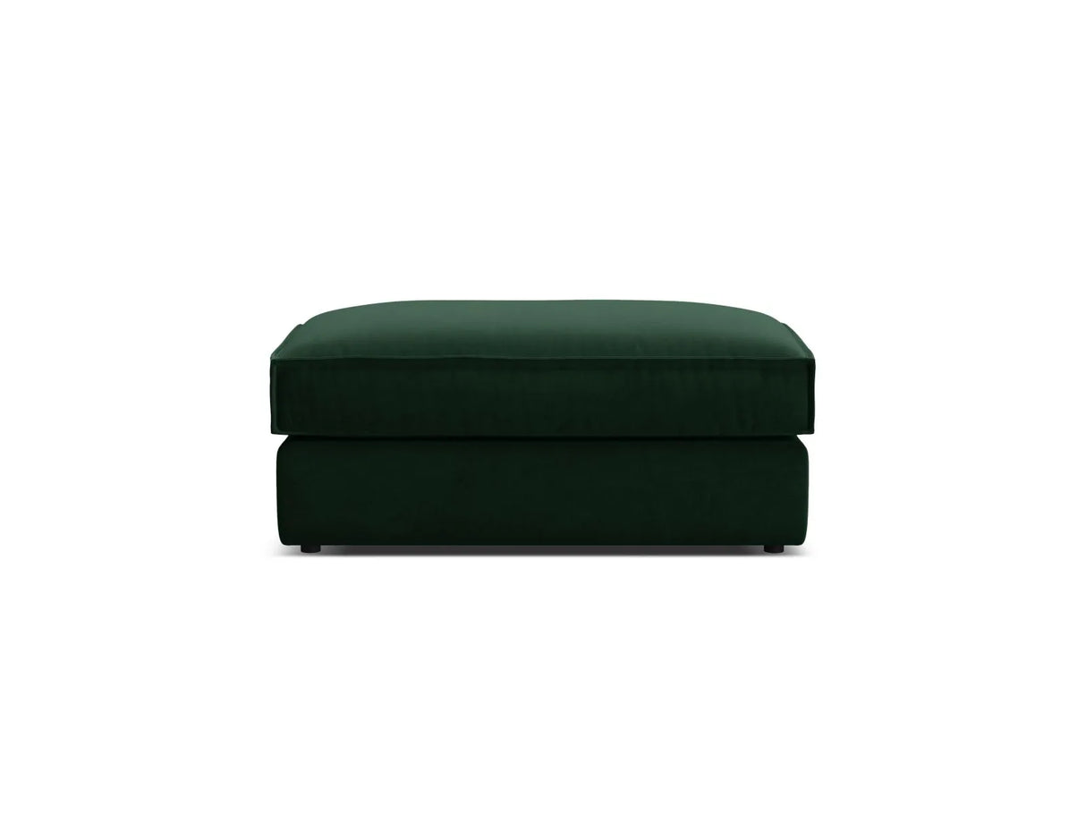 Pola Pouf aus Samt in Flaschengrün (Salvador 7), 103x54 cm von Micadoni – Bild 3