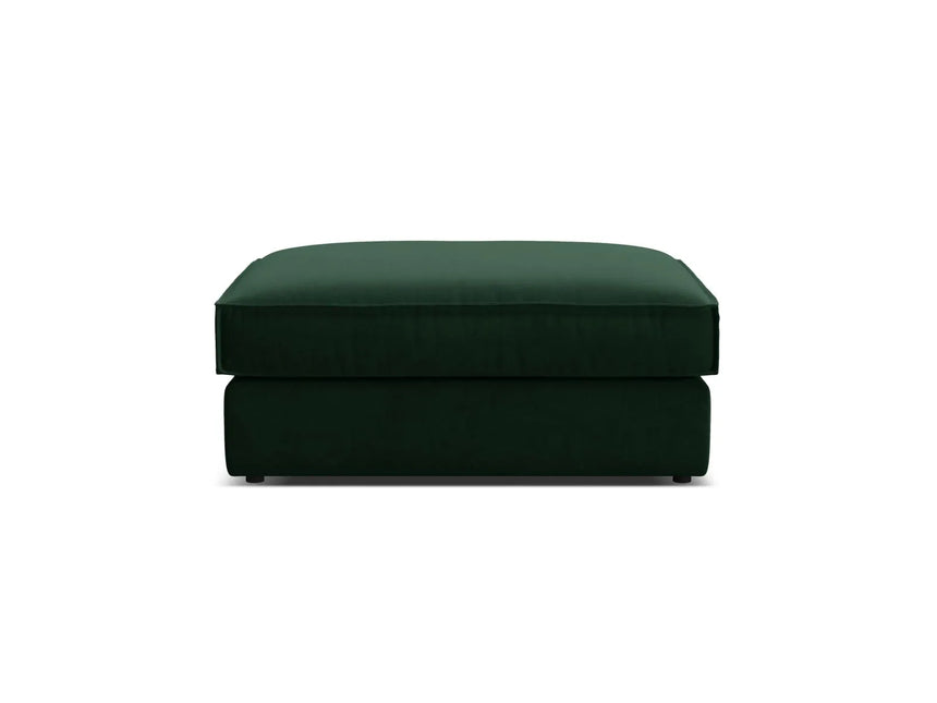 Pola Pouf aus Samt in Flaschengrün (Salvador 7), 103x78 cm von Micadoni – Bild 3
