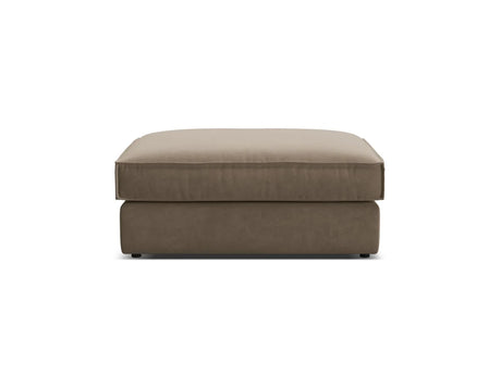 Pola Pouf aus Samt in Grau-Braun (Salvador 3), 103x78 cm von Micadoni – Bild 3