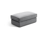 Pola Pouf aus Samt in Grau (Salvador 17), 103x54 cm von Micadoni – Bild 1