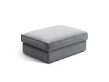 Pola Pouf aus Samt in Grau (Salvador 17), 103x78 cm von Micadoni – Bild 1