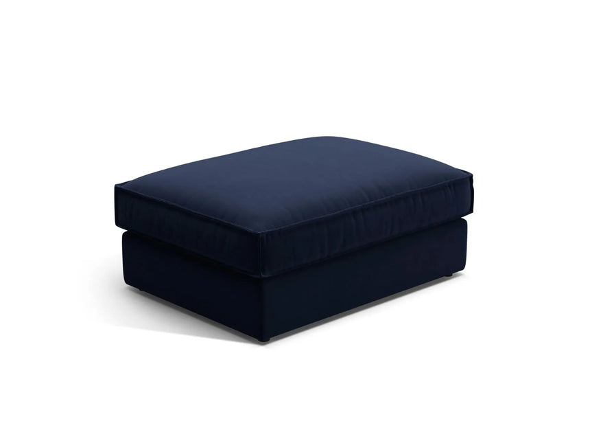 Pola Pouf aus Samt in Königsblau (Salvador 5), 103x78 cm von Micadoni – Bild 1