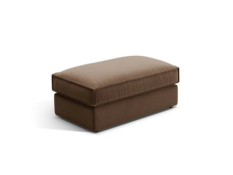 Pola Pouf aus Samt in Schokolade (Salvador 4), 103x54 cm von Micadoni – Bild 1